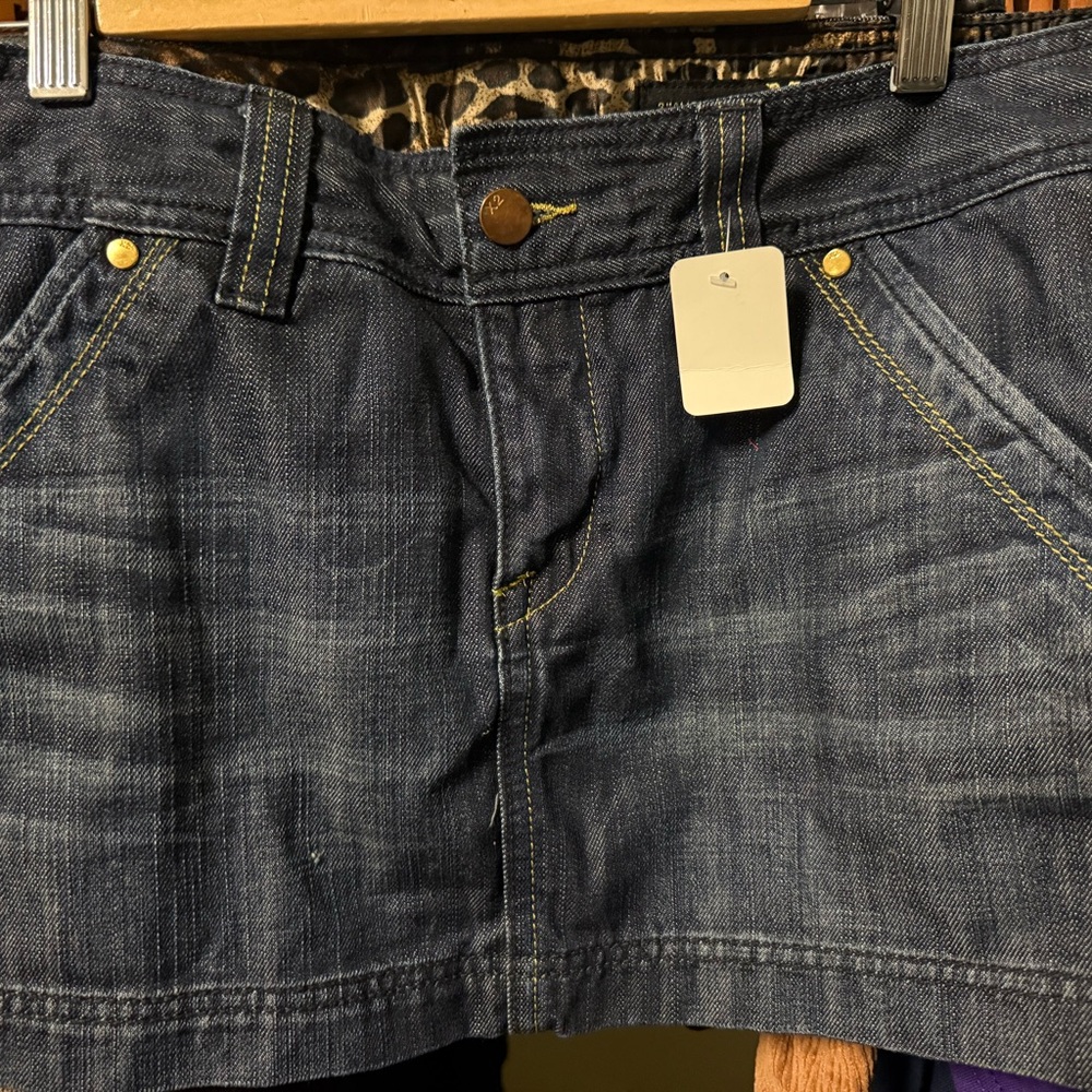 Stylish Denim Mini Skirt